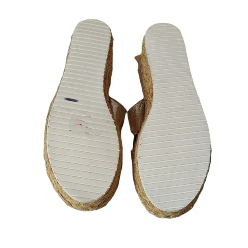 NWT Zara Jute Esprilladres Wedge Sandals - Picture 9 of 12